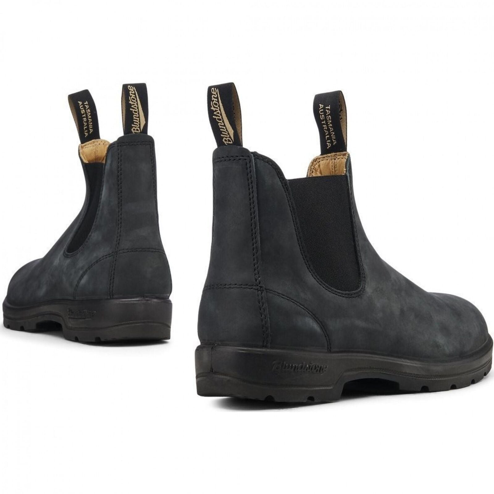 Blundstone 587 Men's Classic Chelsea Boots Rustic dark Gray/Black - AllSportsWearUSA